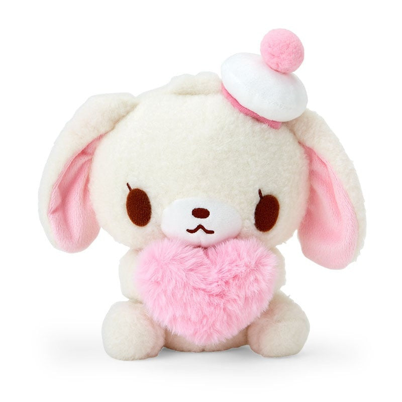 Shirousa Sugarbunnie con un peluche en forma de corazón